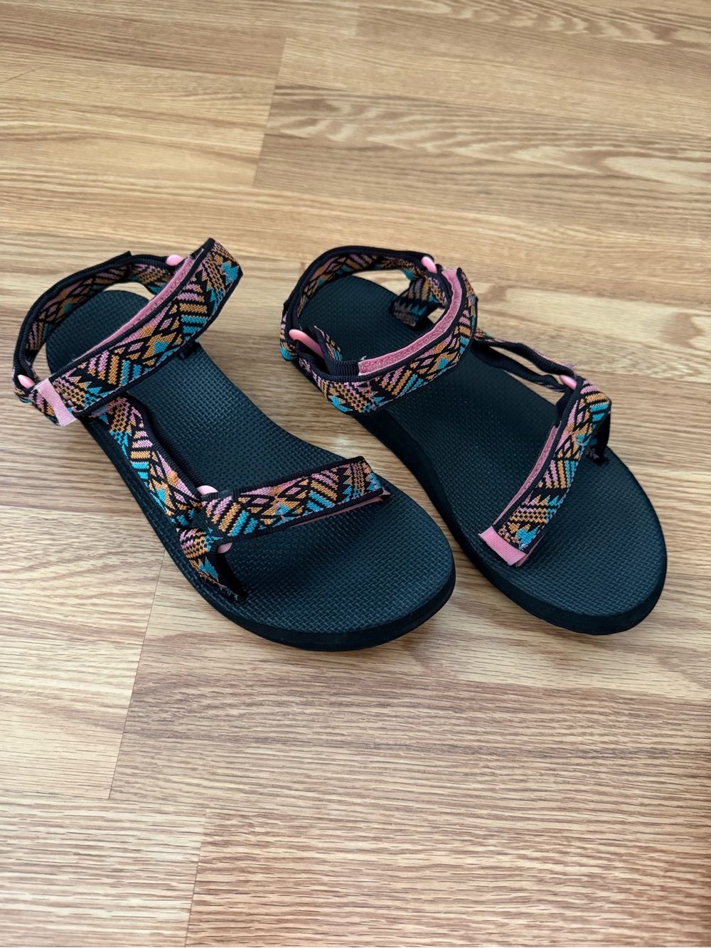 Teva Original Universal sandals in Boomerang Pink Lemonade